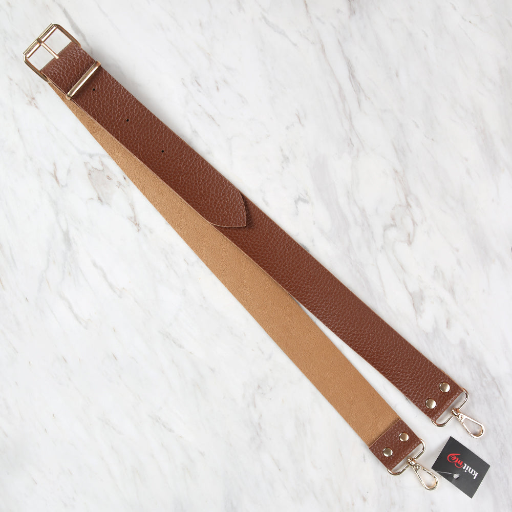 Knitme Kemer Tokalı Çanta Askısı 125x4 cm Taba BA-0005